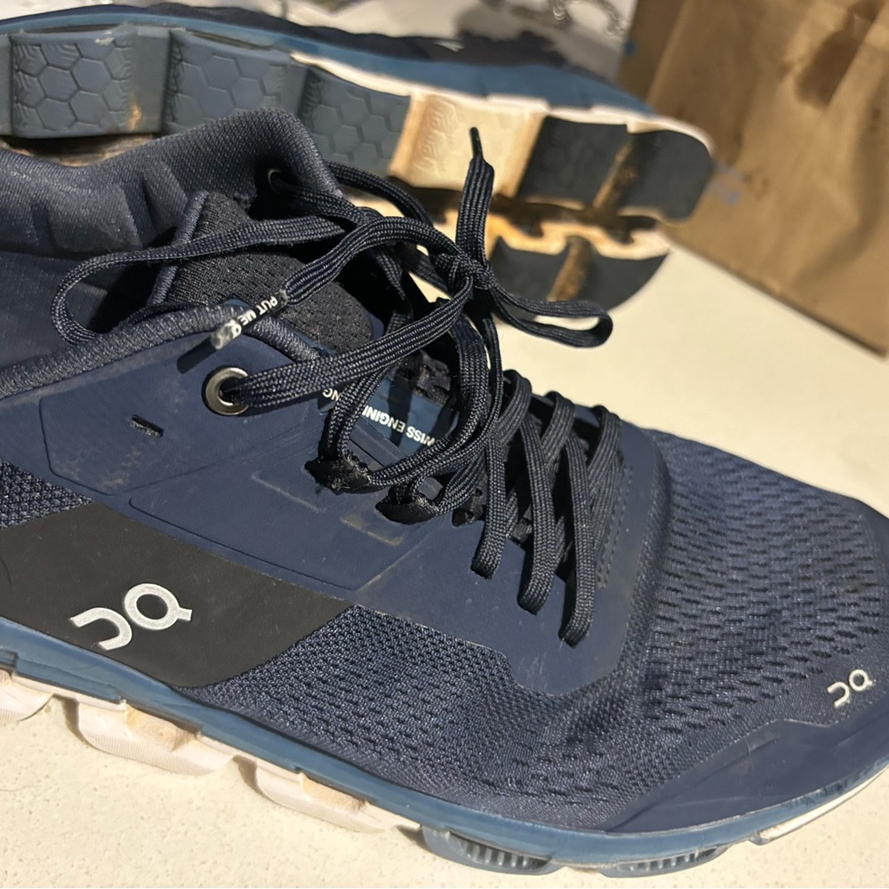 On Running Men's Navy Running Shoes